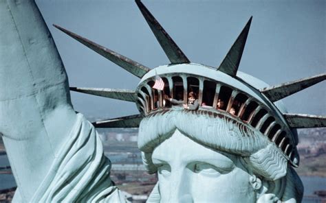 She hasn't been properly washed in over 130 years. . Creepy facts about the statue of liberty